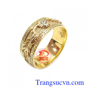 Nhẫn nam vàng, Đeo hợp thời trang, chất lượng vàng đảm đeo bền đẹp sáng bóng, tinh tế và sang trọng dành cho phái mạnh