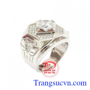 Nhẫn nam quyền quý nhập khẩu nguyên chiếc bền đẹp, chất lượng, kiểu dáng độc đáo