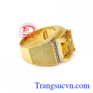 Nhẫn sapphire mang đến vẻ nam tính cho phái mạnh, đẳng cấp sang trọng