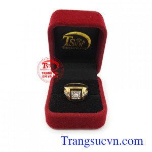 Nhẫn nam thời thượng 18k sang trọng, tinh tế, thời trang và đẳng cấp, là dòng sản phẩm rất được phái mạnh ưa chuộng