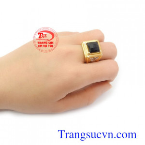 Nhẫn nam vàng tây sang trọng, tinh tế và đẳng cấp