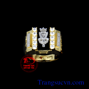Nhẫn nam vàng tây