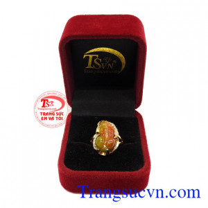 Nhẫn nữ 14k tỳ hưu hưng thịnh