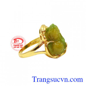 Sản phẩm đang là xu hướng được các bạn nữ yêu thích,Nhẫn nữ 14k tỳ hưu thịnh vượng