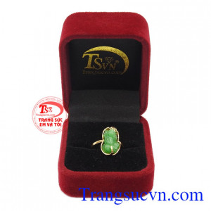 Nhẫn nữ tỳ hưu 14k