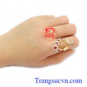 Nhẫn nữ vàng thời trang 10k chế tác công nghệ cao, kiểu dáng đẹp, chất lượng cao Nhẫn nữ vàng thời trang 10k