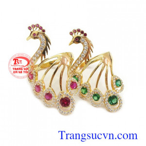 Nhẫn nữ vàng tây uy tín, chất lượng, giao hàng nhanh trên toàn quốc Nhẫn nữ vàng thời trang 10k