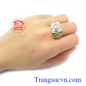 Nhẫn nam đinh đá bền đẹp, chất lượng, giao hàng nhanh trên toàn quốc.
