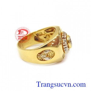 Nhẫn vàng đẳng cấp phái mạnh, nhẫn nam hợp thời trang, thiết kế theo yêu cầu, nhẫn nam đẹp, giá chuẩn, uy tín