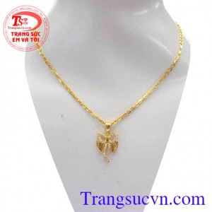 Nữ trang bộ vàng đẹp cho nữ mặt dây chuyền xinh,dây chuyền sáng lấp lánh,dành cho nữ,sản phẩm chất lương,Uy tín và hợp thời trang Nữ trang bộ vàng đẹp