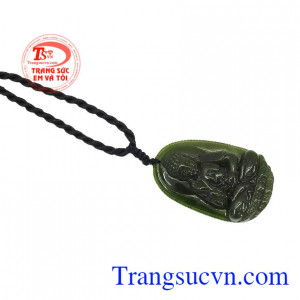 Phật bản mệnh tuổi Tuất - Hợi ngọc Nephrite