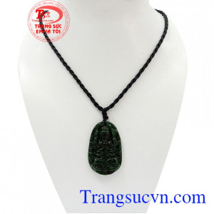 Phật bản mệnh tuổi Tý ngọc đẹp được chế tác từ ngọc cẩm thạch thiên nhiên