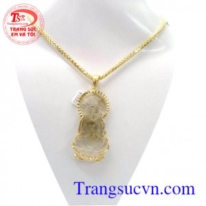 Phật bộ thạch anh tóc