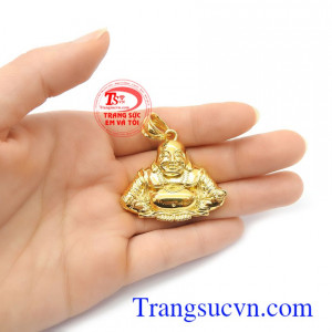 Mặt phật Di lặc vàng 18k bền đẹp, chất lượng, giao hàng toàn quốc.