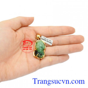 Tỳ hưu ngọc cẩm thạch thên nhiên, bảo hành 6 tháng.