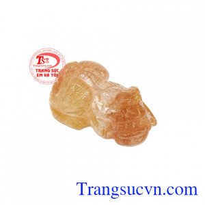 Tỳ hưu thạch anh tóc chiêu lộc mẫu mã đẹp