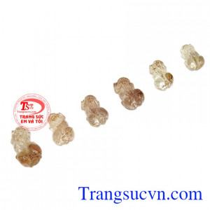Tỳ hưu thạch anh tóc phú quý