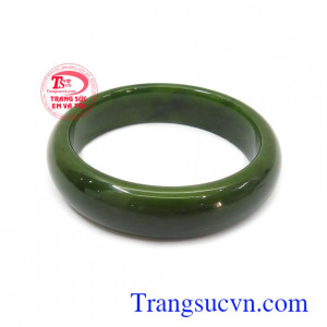 Vòng ngọc Nephrite thịnh vượng màu sắc đẹp, chất lượng cao cấp, đeo hợp thời trang và phong thủy