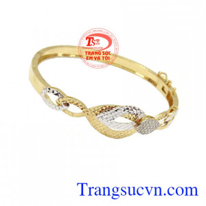 Vòng tay vàng tây đẹp vàng 10k, bảo hành 6 tháng, giao hàng nhanh trên toàn quốc