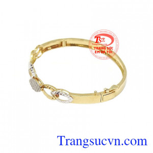 Vòng tay vàng tây đẹp vàng 10k, bảo hành 6 tháng, giao hàng nhanh trên toàn quốc