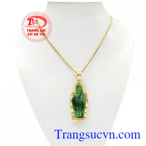 Bộ dây chuyền đức mẹ ban ơn vàng 14k gồm có dây chuyền và mặt dây