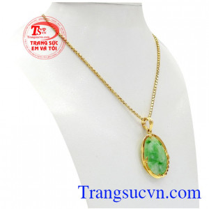 Bộ dây chuyền đức mẹ được chế tác từ vàng 14k đảm bảo chất lượng