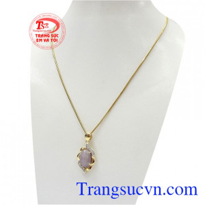 Bộ dây chuyền Sapphire đá quý thiên nhiên có thể kết hợp cùng nhiều trang phục khác nhau,Bộ dây chuyền Sapphire