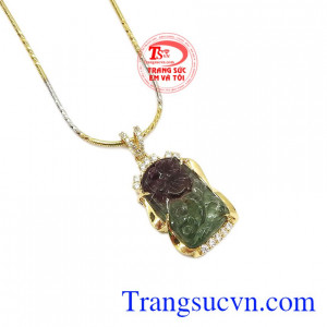 Sản phẩm giúp người đeo thể hiện cá tính và đẳng cấp. Bộ trang sức cành hoa kiêu sa tourmalin