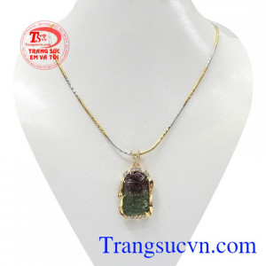 Bộ trang sức cành hoa kiêu sa tourmalin