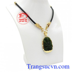 Bộ trang sức nephrite hư không tạng bồ tát được thiết kế tinh tế và hợp mệnh. Bộ trang sức nephrite hư không tạng bồ tát