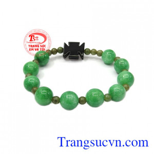 Sản phẩm thích hợp làm quà tặng cho người thân hoặc bạn bè,Chuỗi mân côi bằng ngọc cẩm thạch thiên nhiên