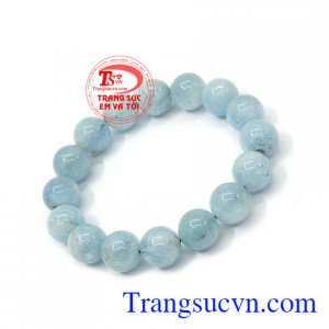Chuỗi tay aquamarine may mắn