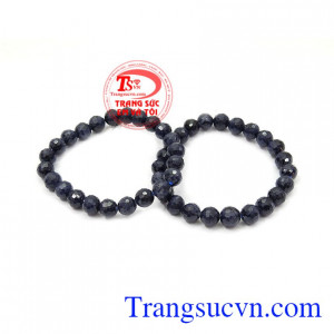 Chuỗi tay sapphire may mắn 8 ly