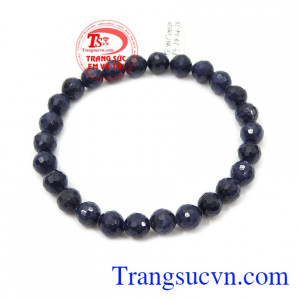 Chuỗi tay sapphire thiên nhiên 7 ly