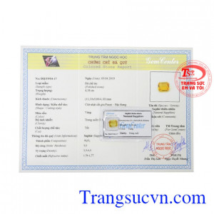 Đá ép vỉ Sapphire chất lượng thiên nhiên.