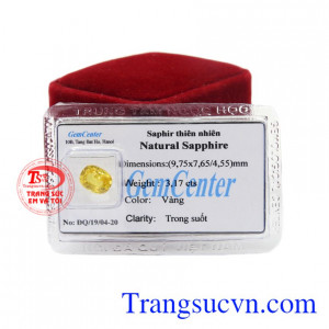 Đá ép vỉ Sapphire may mắn là viên đá của sự giàu có, toát lên sự sang trọng, đẳng cấp cho người sở hữu.