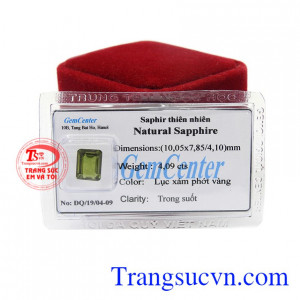 Đá Sapphire ép vỉ chất lượng toát lên vẻ sang trọng, quý phái cho người sở hữu.