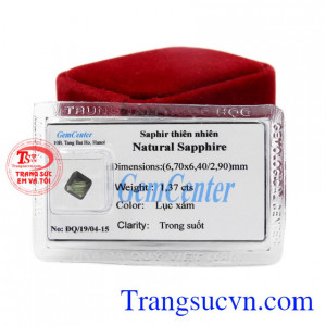 Đá Sapphire ép vỉ may mắn là viên đá biểu tượng cho sự may mắn, hạnh phúc.