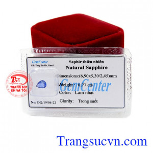 Đá Sapphire thiên nhiên ép vỉ đẹp có khả năng hỗ trợ chữa bệnh cho người sở hữu nó.