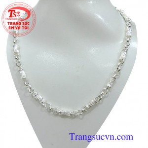 Dây bạc cho nam hợp