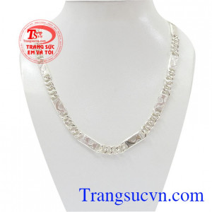 Dây chuyền bản đồ Việt Nam, dây chuyền bạc nam đẹp, họa tiết bản đồ việt nam