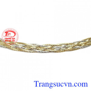 Thiết kế tinh tế, đẹp mắt. Kiềng vàng Italia 10k sang trọng