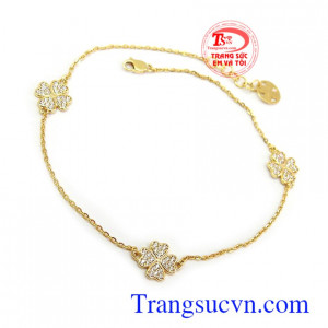 Lắc chân vàng tây 10k nhỏ xinh tôn lên sự dịu dàng, cá tính, thời trang và sang trọng cho phái đẹp, là món quà ý nghĩa cho người yêu thương Lắc chân vàng tây 10k nhỏ xinh