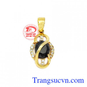 Mặt đá Sapphire vàng tây