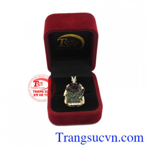 Sản phẩm bảo hành uy tín, giao hàng toàn quốc. Mặt dây cành hoa kiêu sa tourmalin.c