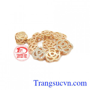 Mặt dây chuyền hoa hồng bất tử, mặt dây chuyền nữ đẹp.