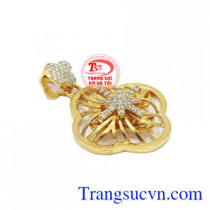 Mặt dây chuyền nữ vàng 10k, mặt dây chuyền nữ đẹp.