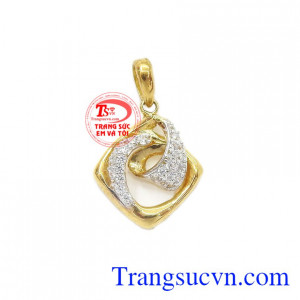 Mặt dây chuyền vàng 10k nhập