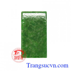 Mặt dây ngọc cẩm thạch thịnh vượng là sản phẩm ngọc cẩm thạch thiên nhiên, có giấy kiểm định đá tự nhiên