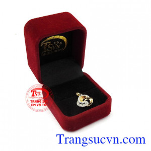 Sản phẩm thích hợp làm quà tặng cho người thân và bạn bè. Mặt dây nữ hình xoắn ốc TSVN